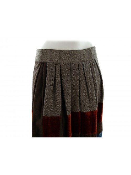 Etro Skirt Women Mod. 15220 Patchwork Prince de Galles