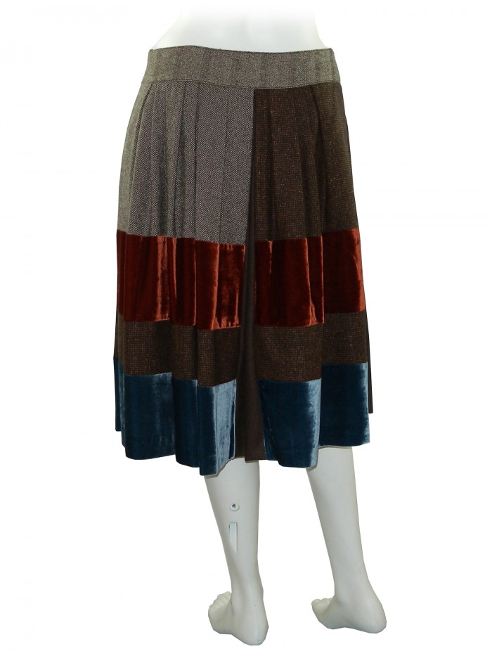 Etro Skirt Women Mod. 15220 Patchwork Prince de Galles