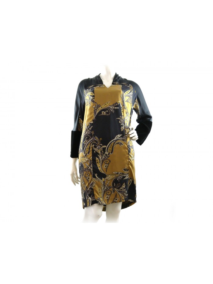 Etro Vestito Donna Mod. 18742 Abstract Seta