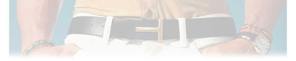 Men's belts signed by the best Italian and global fashion brands.