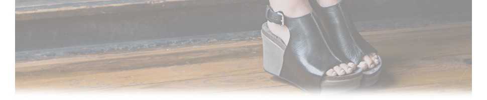 The wedges allow you to face the daily tasks without giving up glamour